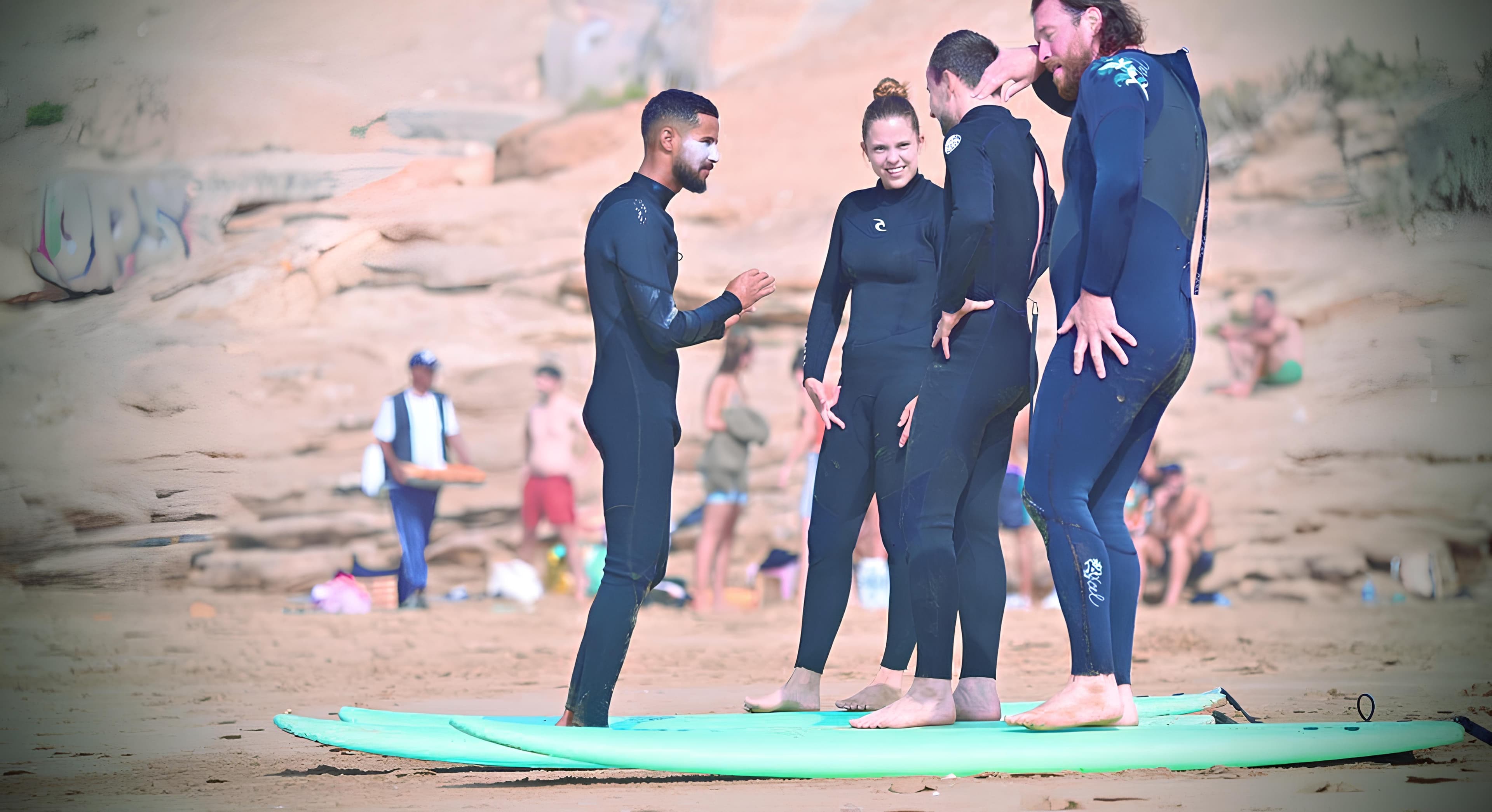Surf lesson in Taghazout